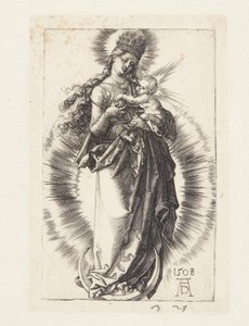 La Vierge sur le croissant avec une couronne d