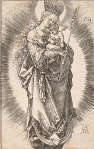 La Vierge avec une couronne d