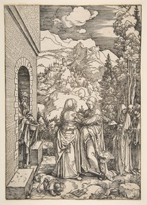 La Visitation, de La Vie de la Vierge, 1503-4 - Albrecht Dürer