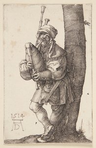 Le joueur de cornemuse - Albrecht Dürer