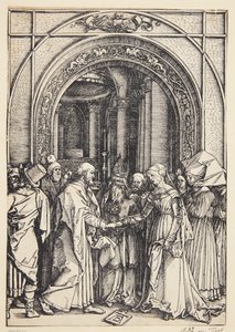 Les fiançailles de la Vierge - Albrecht Dürer