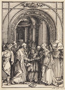 Les fiançailles de la Vierge - Albrecht Dürer
