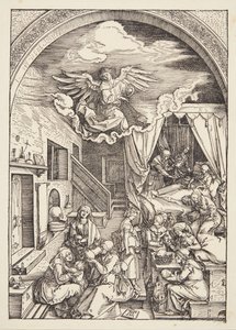La naissance de la Vierge - Albrecht Dürer