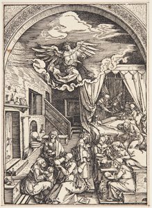 La Naissance de la Vierge - Albrecht Dürer