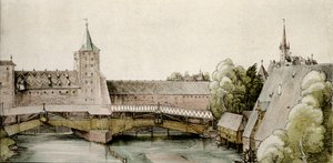 Le bassin de radoub à Hallertor à Nuremberg - Albrecht Dürer