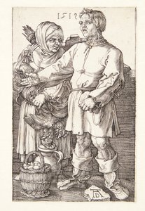 Le paysan et sa femme au marché - Albrecht Dürer