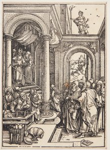 La présentation de la Vierge au temple - Albrecht Dürer