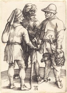 Trois Paysans en Conversation - Albrecht Dürer