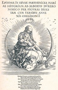Page de titre de la Vie de la Vierge, 1511 - Albrecht Dürer