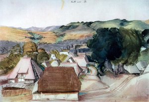 Vue de Kachreuth, près de Nuremberg, 1511, 1936