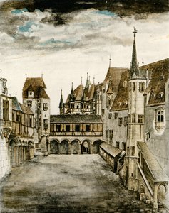 Vue de la cour du château - Albrecht Dürer
