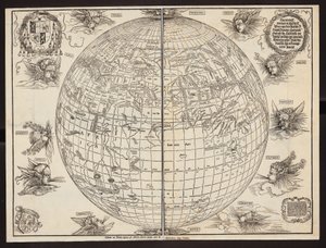 Carte du monde de Johannes Stabius - Albrecht Dürer