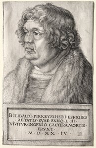 Willibald Pirkheimer, 1524 - Albrecht Dürer