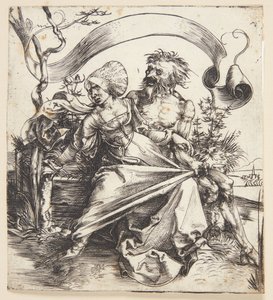 Jeune femme attaquée par la mort - Albrecht Dürer