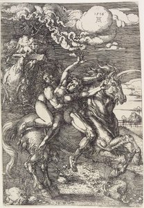 Enlèvement sur une licorne - Albrecht Dürer