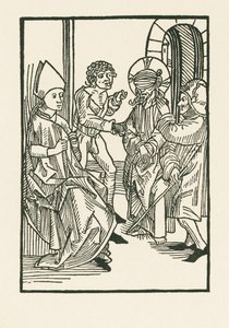 Le Christ devant Caïphe - Albrecht Dürer or Duerer