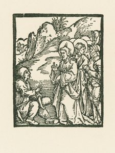 Le Christ guérit un lépreux - Albrecht Dürer or Duerer
