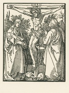 Le Christ en croix avec la Vierge Marie et saint Jean - Albrecht Dürer or Duerer