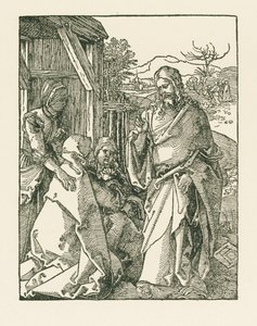Le Christ prenant congé de sa mère, vers 1508-09 (gravure sur bois)