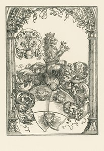 Armoiries de Jacob de Bannissis, vers 1515 (gravure sur bois) - Albrecht Dürer or Duerer