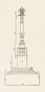 Colonne commémorant la victoire sur " mechtig leut " - Albrecht Dürer or Duerer