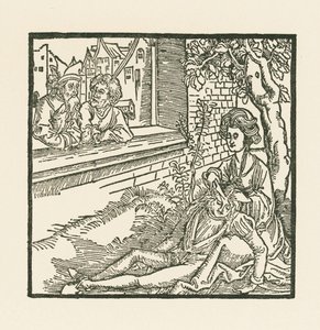 Dalila coupe les cheveux de Samson - Albrecht Dürer or Duerer