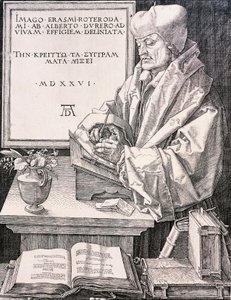 Érasme de Rotterdam (1466-1469 - 1536), humaniste et théologien - Albrecht Dürer