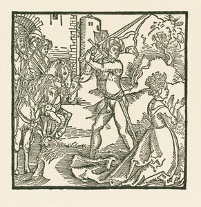 Le roi Jéhu fait décapiter sa femme Jézabel - Albrecht Dürer or Duerer