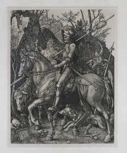 Chevalier, la mort et le diable - Albrecht Dürer or Duerer