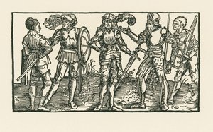 Chevaliers et soldats - Albrecht Dürer or Duerer