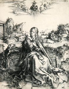 Madonna avec une libellule (gravure) - Albrecht Dürer