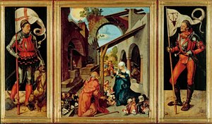 Autel Paumgartner, vers 1500 (huile sur panneau de chaux) - Albrecht Dürer or Duerer
