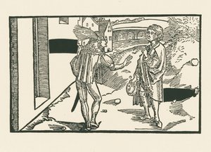 Phaedria et Parmeno, vers 1492-93 (gravure sur bois) - Albrecht Dürer or Duerer