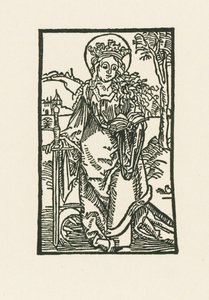 Sainte Catherine - Albrecht Dürer or Duerer