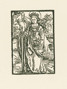 Sainte Catherine - Albrecht Dürer or Duerer