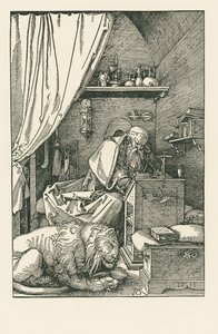 Saint Jérôme dans sa cellule - Albrecht Dürer or Duerer