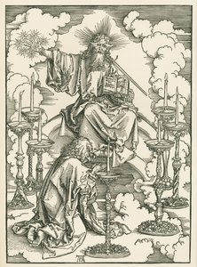 La vision du Christ et des sept chandeliers de saint Jean. L
