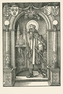 Saint Sebald dans la niche - Albrecht Dürer or Duerer