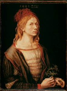 Autoportrait avec un chardon - Albrecht Dürer