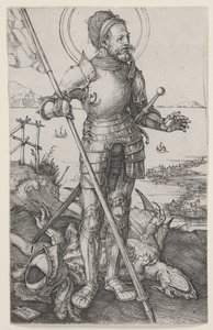 Saint Georges à pied - Albrecht Dürer