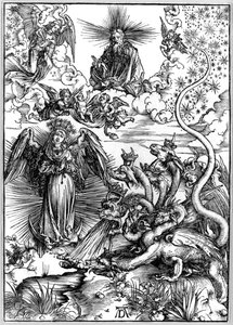 La Femme apocalyptique ou La Femme vêtue de soleil et le dragon à sept têtes, de L