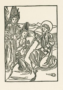 Le baptême du Christ dans le Jourdain - Albrecht Dürer or Duerer