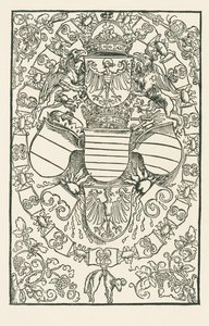 Les armoiries de Maximilien Ier, roi des Romains - Albrecht Dürer or Duerer