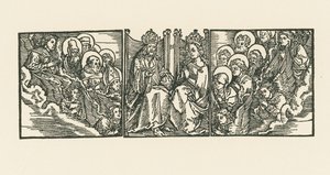 Le couronnement de la Vierge - Albrecht Dürer or Duerer