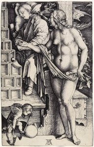 Le Rêve, c.1500 (gravure) - Albrecht Dürer