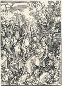 La Mise au tombeau, de la Grande Passion, vers 1496-97 - Albrecht Dürer