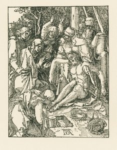 La lamentation pour le Christ, vers 1509-10 (gravure sur bois)