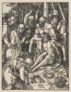 La Lamentation, de la Petite Passion - Albrecht Dürer