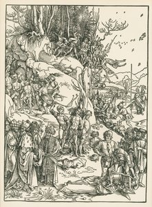 Le martyre des dix mille, vers 1496 (gravure sur bois) - Albrecht Dürer or Duerer