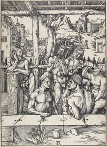 Le Bain des hommes, c. 1496-1497 - Albrecht Dürer